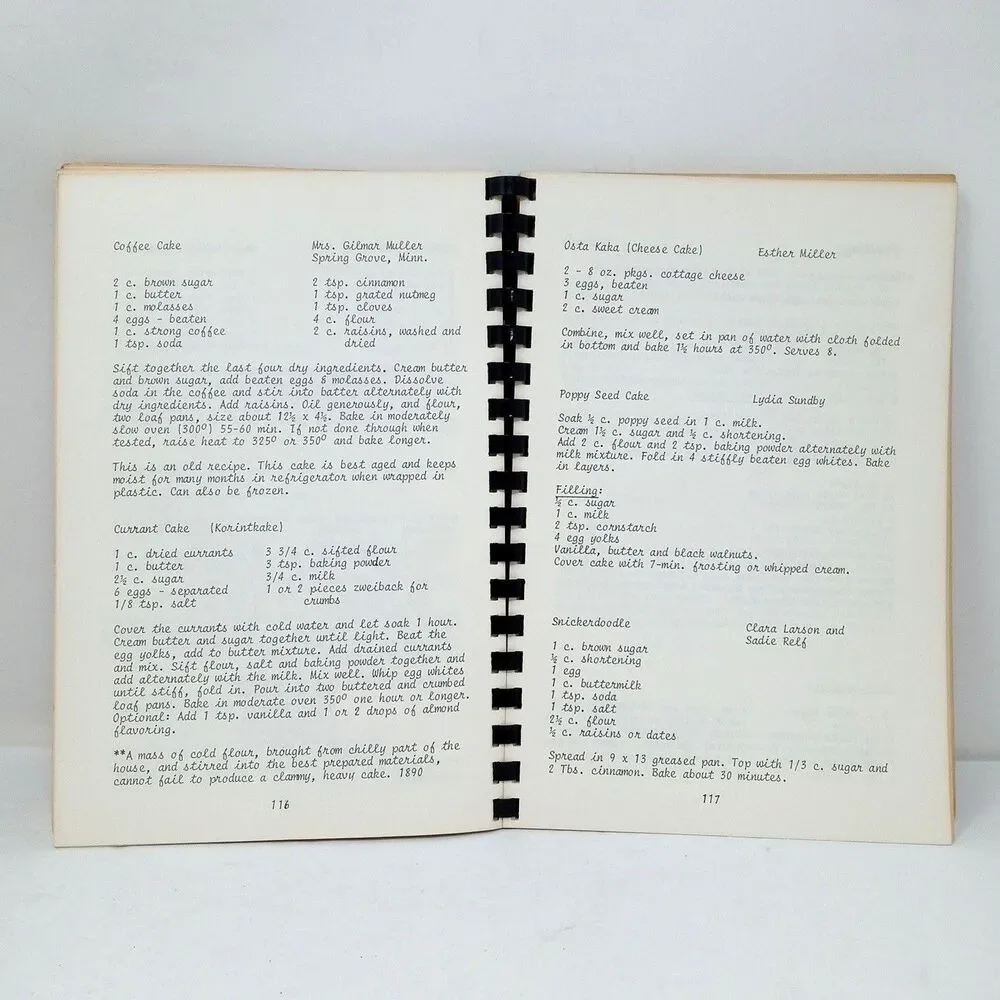 Vintage PIONEER Cook Book 1969 Decorah Iowa Norwegian American Mues spiral bound